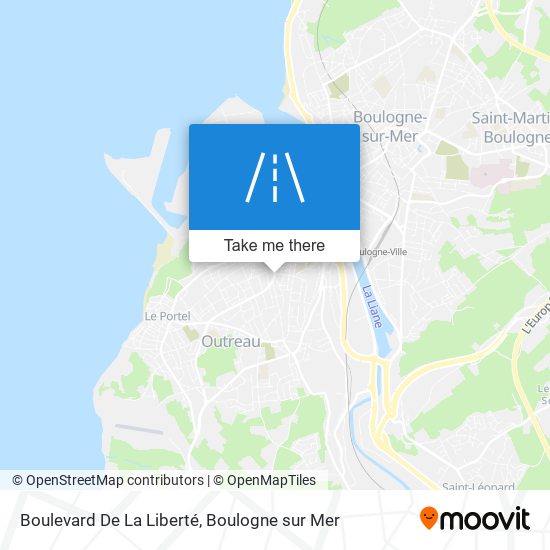 Mapa Boulevard De La Liberté