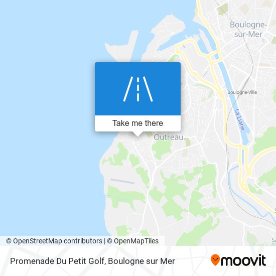 Promenade Du Petit Golf map