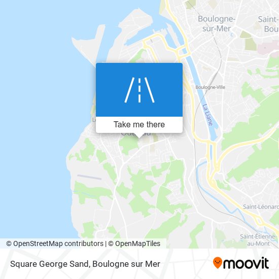 Mapa Square George Sand