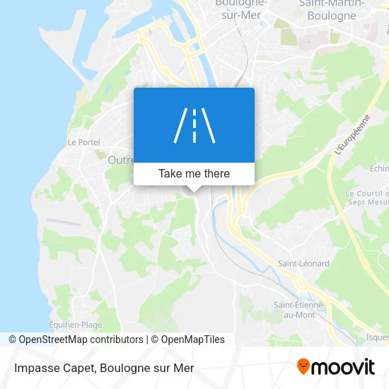 Impasse Capet map