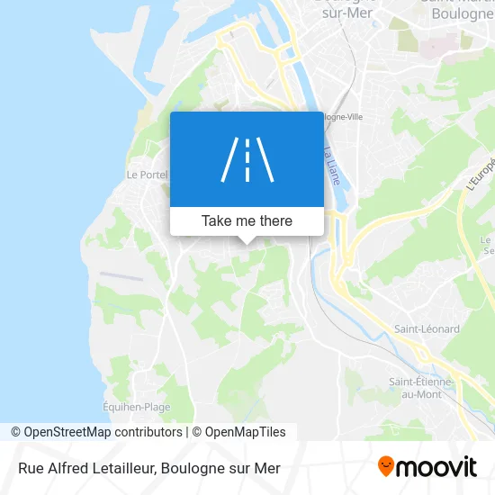 Rue Alfred Letailleur map