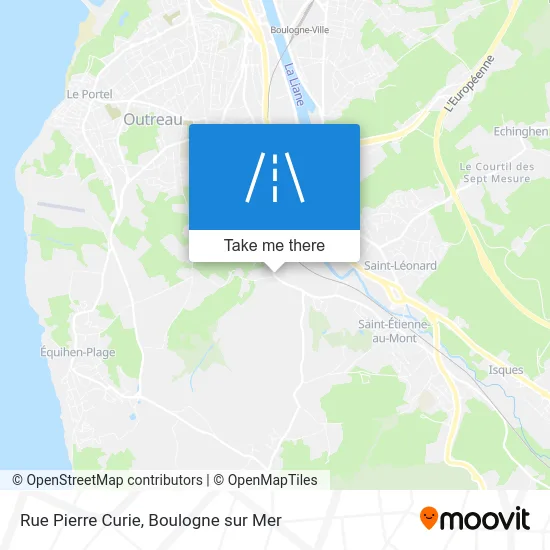 Rue Pierre Curie map
