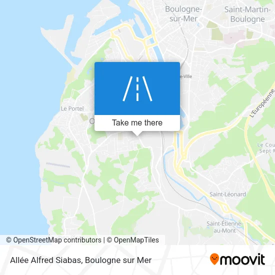 Allée Alfred Siabas map