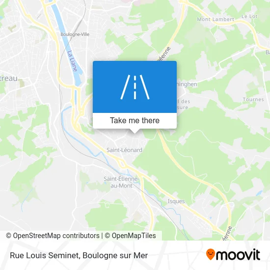 Rue Louis Seminet map