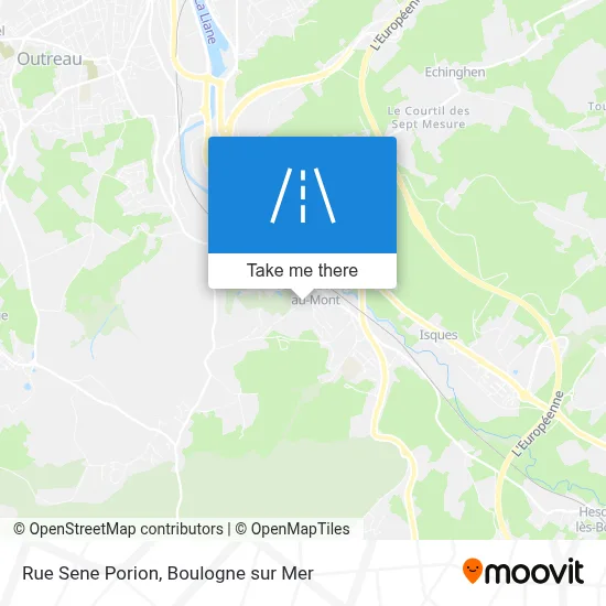 Rue Sene Porion map