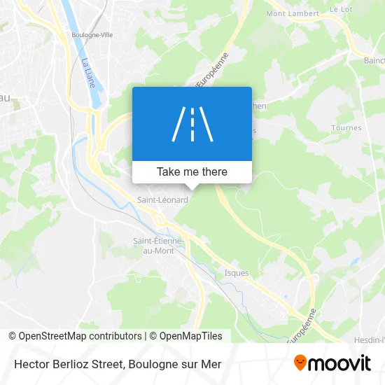 Rue Hector Berlioz map