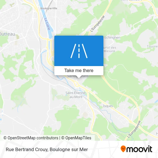 Rue Bertrand Crouy map