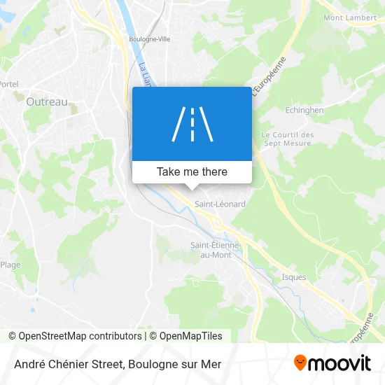 Rue André Chénier map