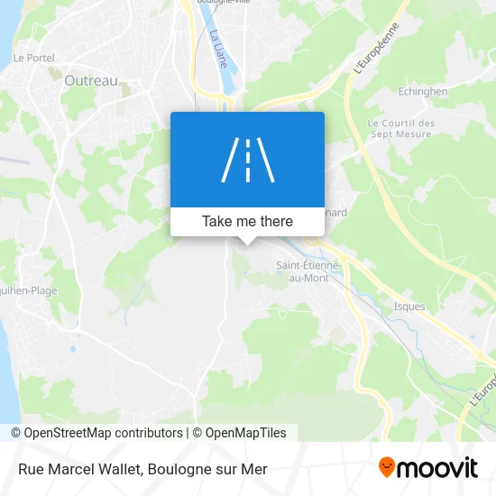 Rue Marcel Wallet map