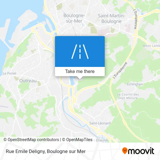 Rue Emile Deligny map