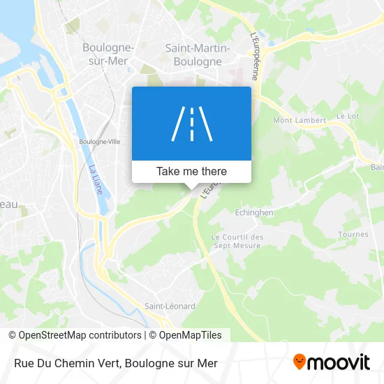 Rue Du Chemin Vert map