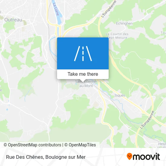 Rue Des Chênes map