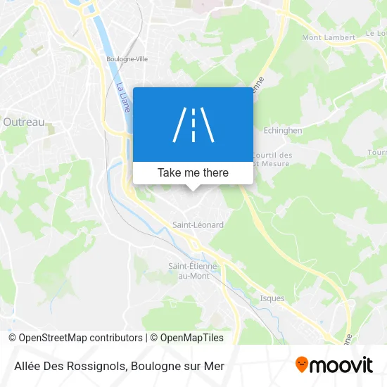 Allée Des Rossignols map