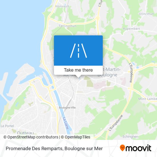 Promenade Des Remparts map