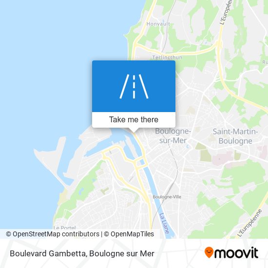 Boulevard Gambetta map