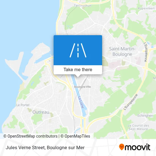 Rue Jules Verne map