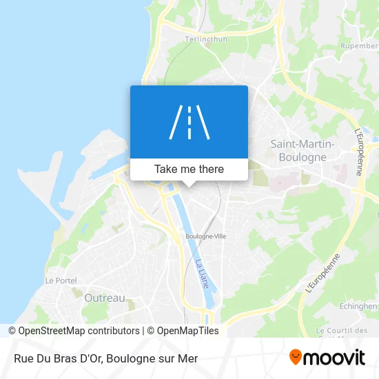 Rue Du Bras D'Or map