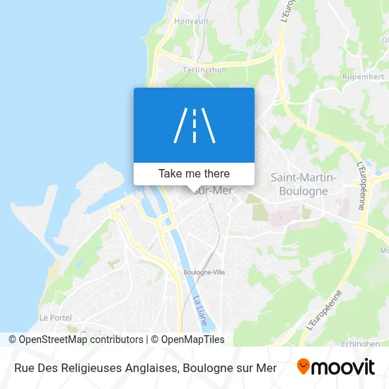 Rue Des Religieuses Anglaises map