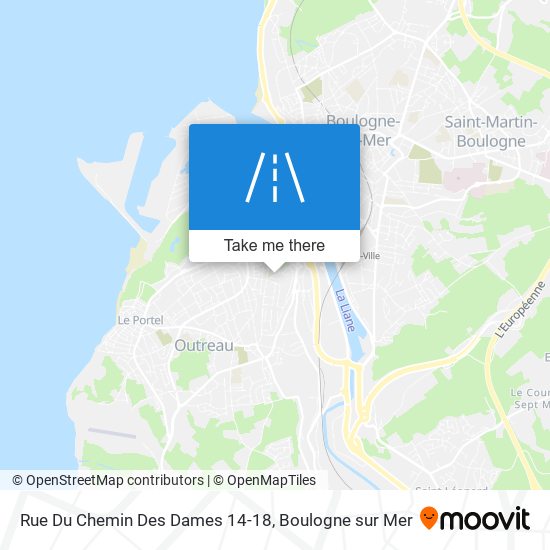 Mapa Rue Du Chemin Des Dames 14-18