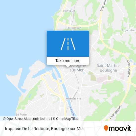 Impasse De La Redoute map