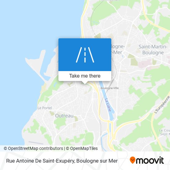 Rue Antoine De Saint-Exupéry map