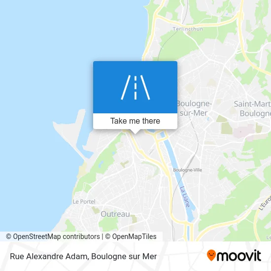 Rue Alexandre Adam map