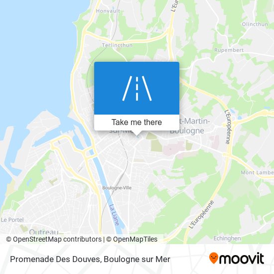 Promenade Des Douves map