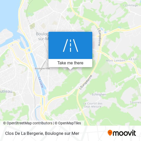 Clos De La Bergerie map
