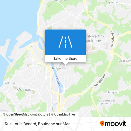 Rue Louis Benard map