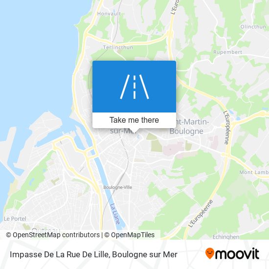 Mapa Impasse De La Rue De Lille