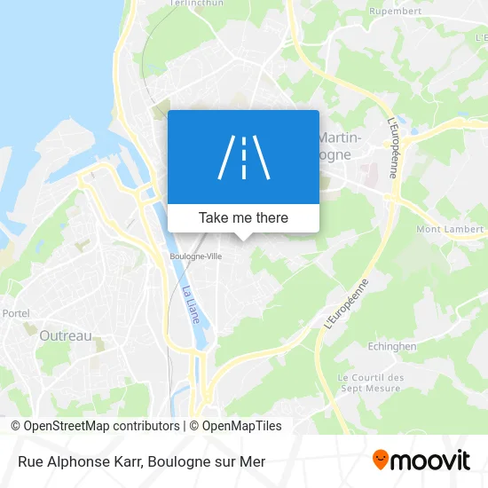 Rue Alphonse Karr map