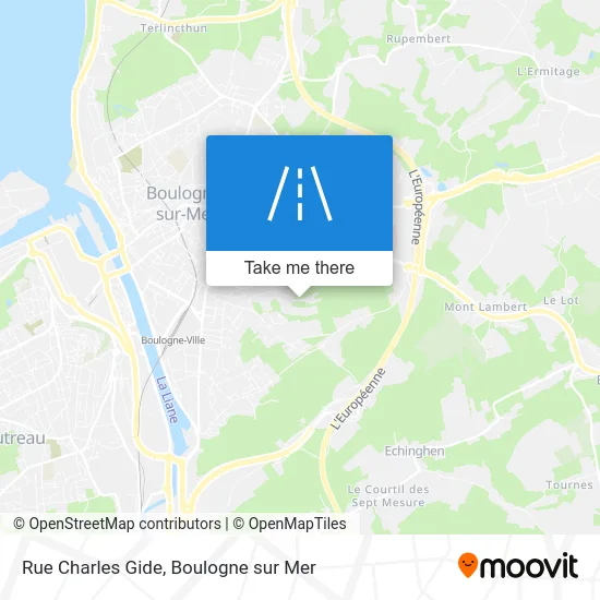 Rue Charles Gide map