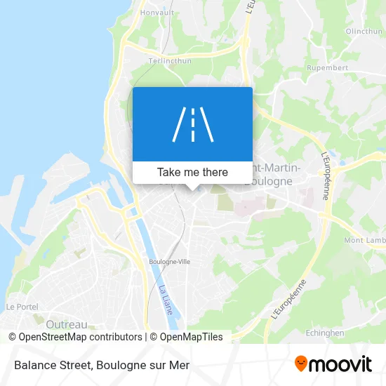 Rue De La Balance map
