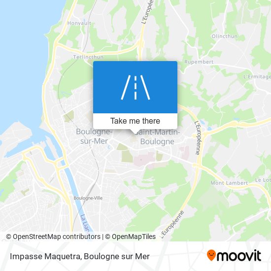 Impasse Maquetra map