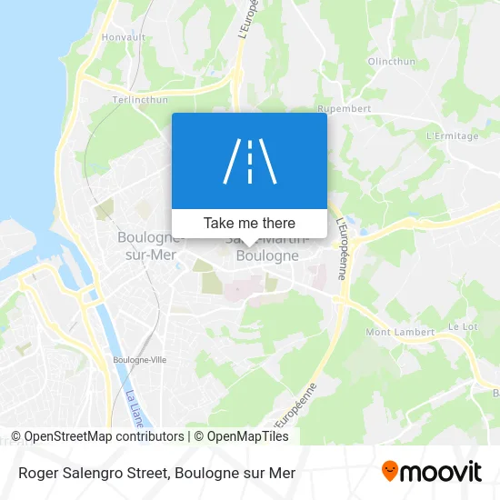 Rue Roger Salengro map