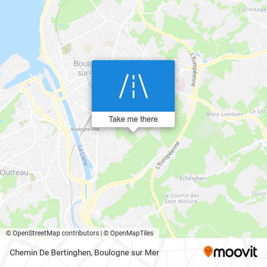 Mapa Chemin De Bertinghen