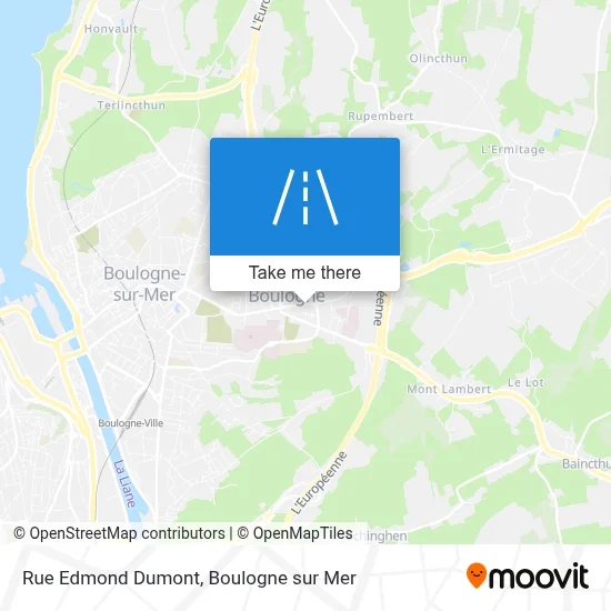 Rue Edmond Dumont map