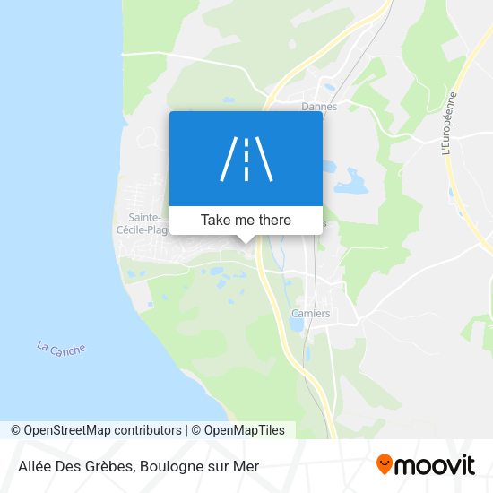 Allée Des Grèbes map