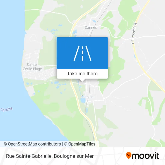 Rue Sainte-Gabrielle map