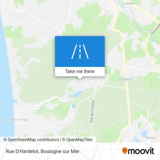 Rue D'Hardelot map
