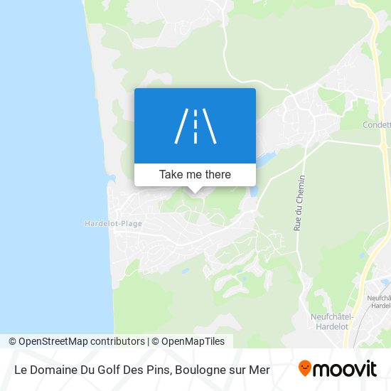 Le Domaine Du Golf Des Pins map