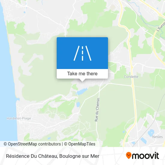 Résidence Du Château map