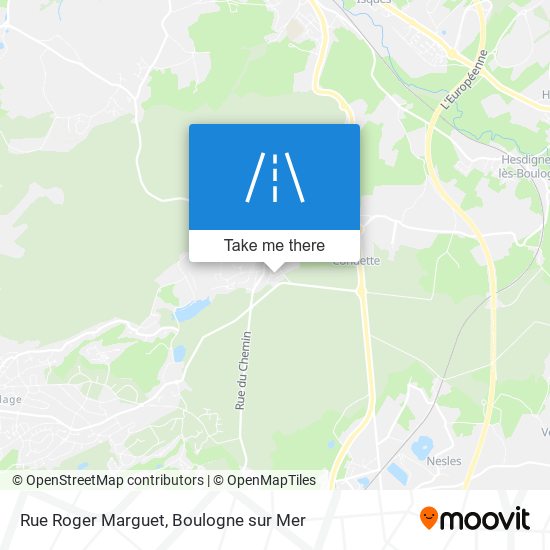 Rue Roger Marguet map