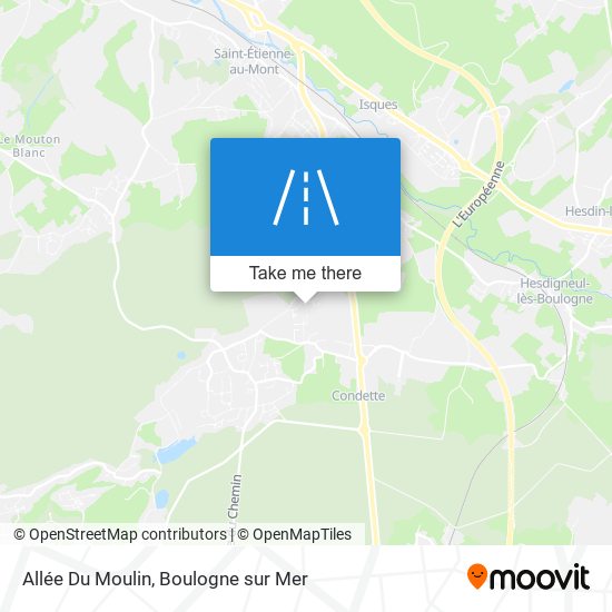 Allée Du Moulin map