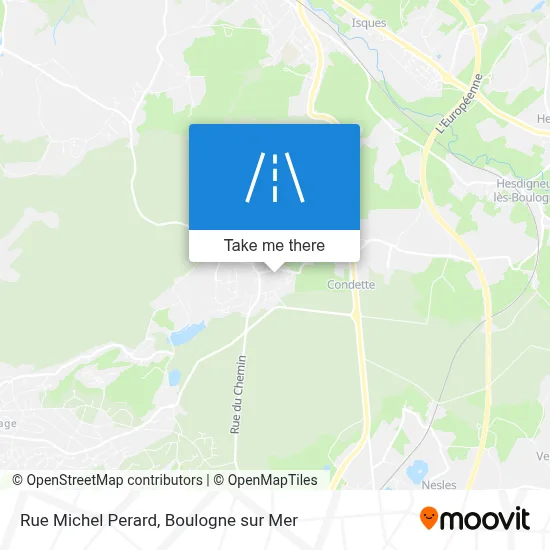 Rue Michel Perard map