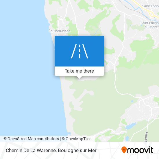 Chemin De La Warenne map