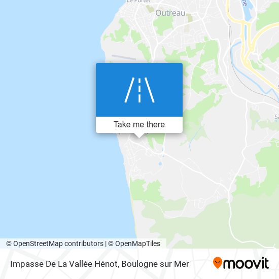 Impasse De La Vallée Hénot map