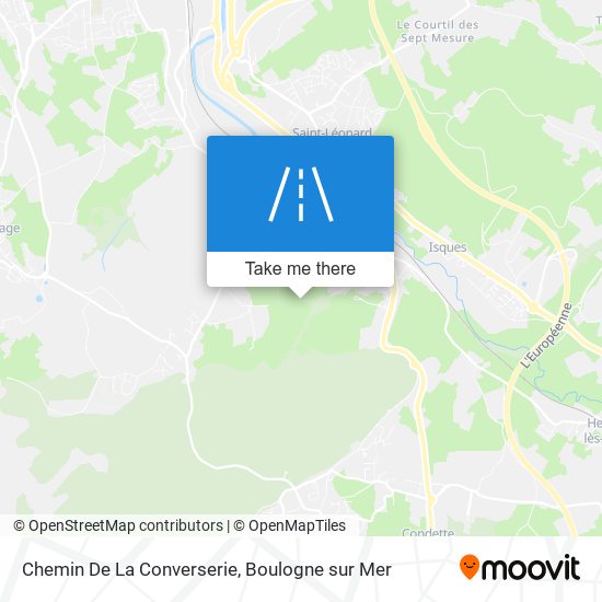 Chemin De La Converserie map