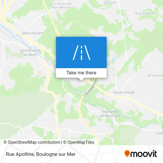 Rue Apolline map
