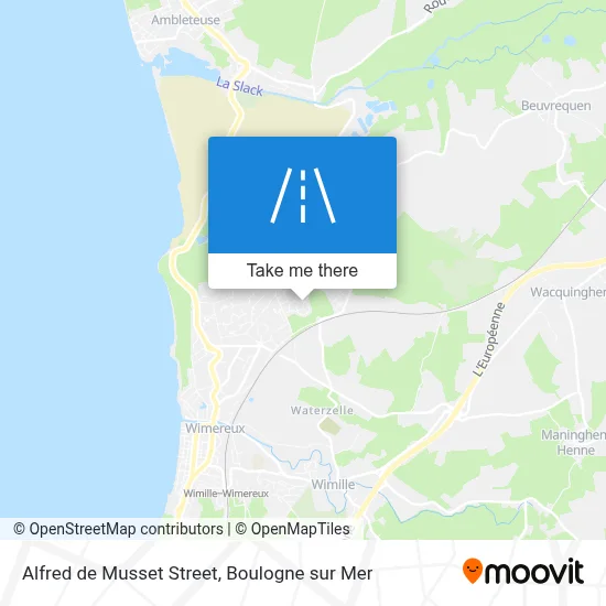 Rue Alfred De Musset map